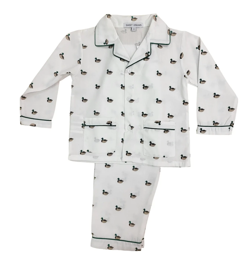 Mallard Duck Print Long Pajama