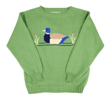 Load image into Gallery viewer, Isaac's Intarsia Sweater - Mallard
