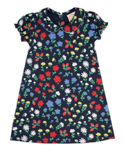 Load image into Gallery viewer, Maude's Peter Pan Collar Dress - Berry Vintage Blooms
