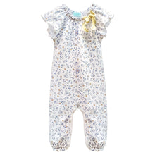 Load image into Gallery viewer, Maya Periwinkle Short Sleeve Bow Romper
