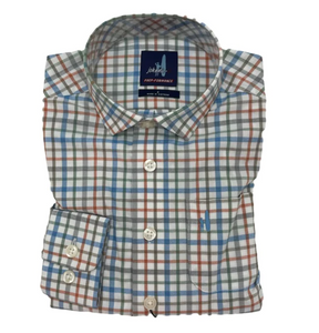 Millers Performance Button Down - Laguna Blue