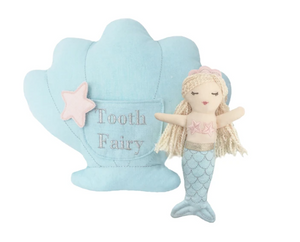 Mimi Mermaid Tooth Fairy Pillow & Doll Set