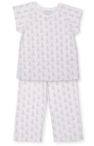 Molly Pant Set - Pink Bunny Tails