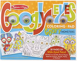Googly Eyes Coloring Pad
