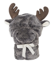 Load image into Gallery viewer, Marley Moose Hooded Blanket
