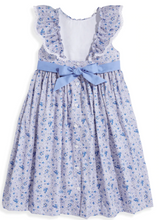 Load image into Gallery viewer, Scalloped Morning Glory Button Back Dress
