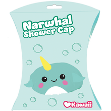 Load image into Gallery viewer, Narwhal Shower Cap
