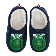 Load image into Gallery viewer, Felt Slip On Dino Slipper
