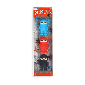 Ninja Erasers - Set of Three