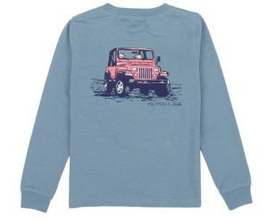 Offroad Long Sleeve Tee - Steel Blue