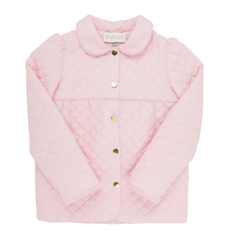 Carlyle Quilted Coat - Palm Beach Pink