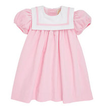 Load image into Gallery viewer, Stewart's Square Collar Corduroy Dress - Palm Beach Pink
