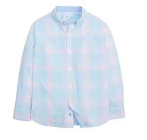 Palm Beach Plaid Button Down Shirt