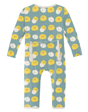 Load image into Gallery viewer, Jade Peep Peeps Coverall with Zipper
