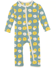 Load image into Gallery viewer, Jade Peep Peeps Coverall with Zipper
