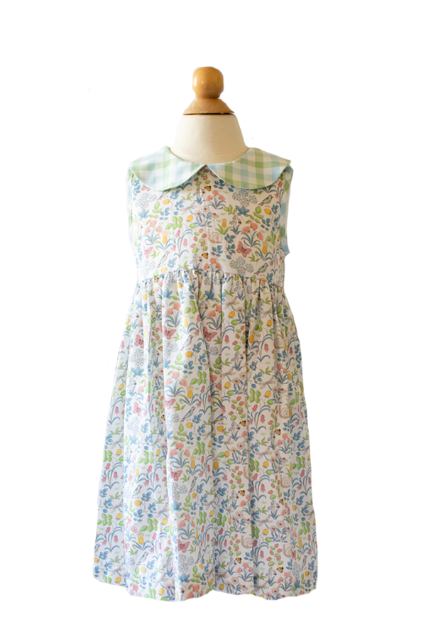 Liza Sleeveless Dress - Greenville Garden