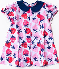 Load image into Gallery viewer, Penny Pleated Strawberry Dress
