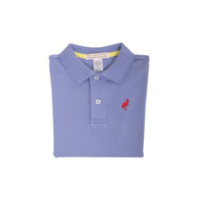 Load image into Gallery viewer, Prim &amp; Proper Polo - Park City Periwinkle with Red Stork
