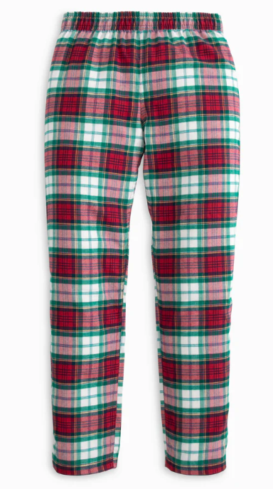 Charleston Red Pinedrop Plaid Lounge Pants