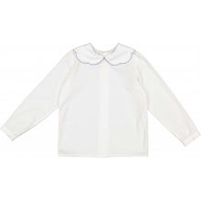 Load image into Gallery viewer, Pink And Blue Scalloped Shirt
