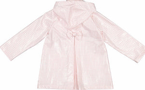 Pink Check Raincoat