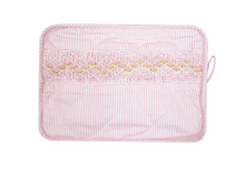 Load image into Gallery viewer, Small Hand Smocked Trousse Toiletry Bag
