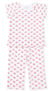 Molly Lounge Pant Set - Pink Texas Boots