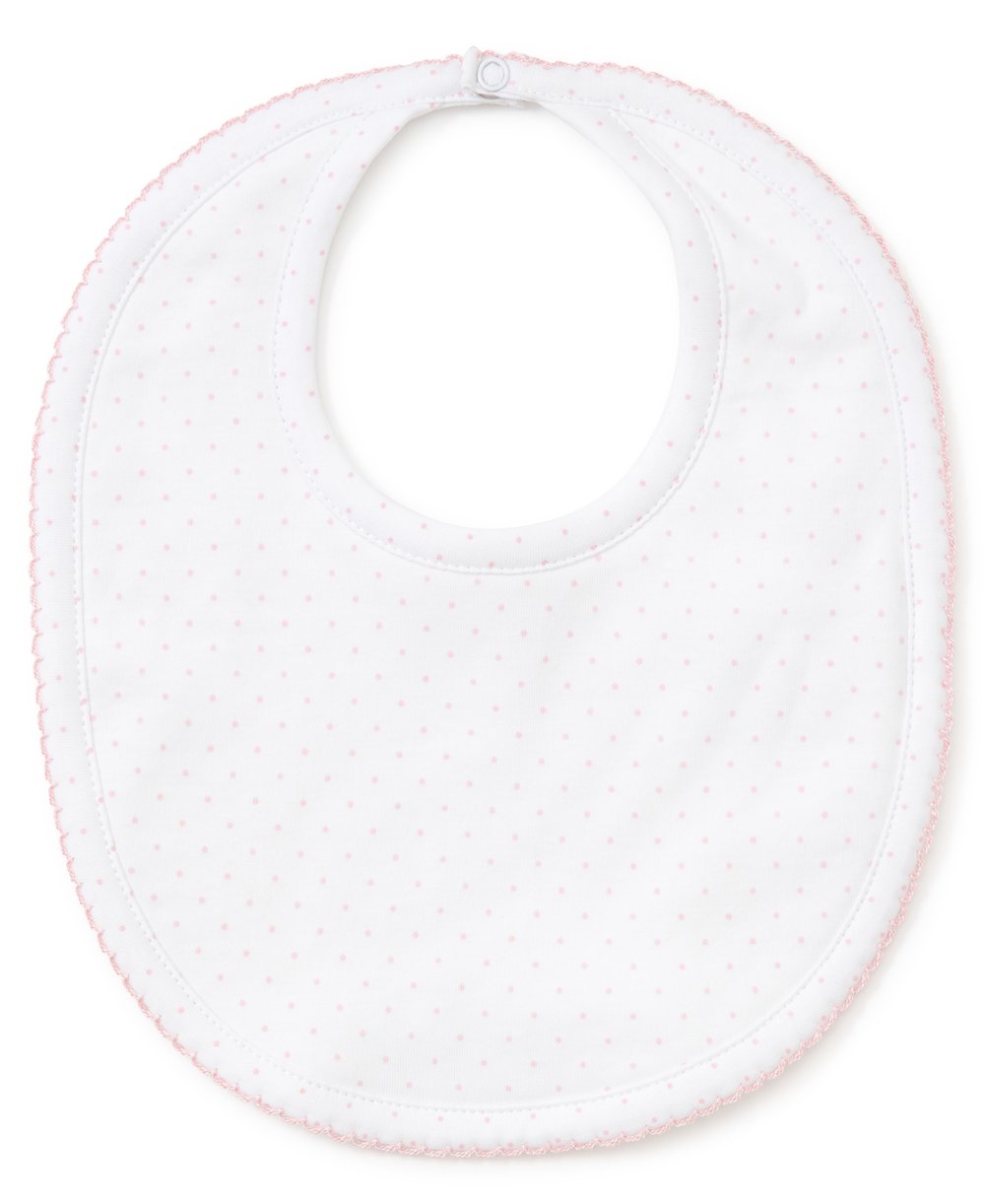 New Dots White With Pink Bib