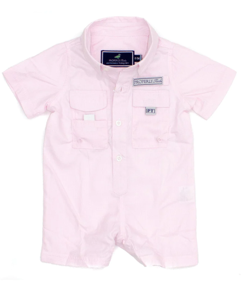 Light Pink Performance Fishing Shortall – Belles & Beaux®