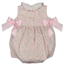 Load image into Gallery viewer, Pink Flowers Romper
