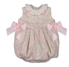 Load image into Gallery viewer, Pink Flowers Romper
