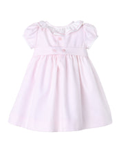 Load image into Gallery viewer, Pink Herringbone Ruffle Dress
