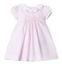 Load image into Gallery viewer, Pink Herringbone Ruffle Dress
