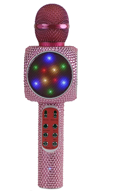 Pink Sing-A-Long Bling Karaoke Microphone