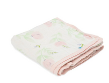 Load image into Gallery viewer, Deluxe Muslin Big Kid Quilt - Pink Peony
