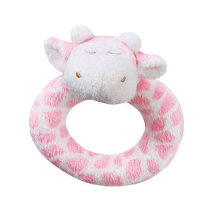 Pink Giraffe Ring Rattle