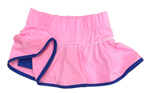 Quinn Tennis Skort - Pink and Royal