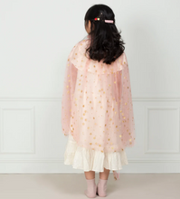 Load image into Gallery viewer, Pink Tulle Star Cape
