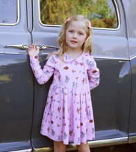 Load image into Gallery viewer, Pink Woodland Jersey Dress
