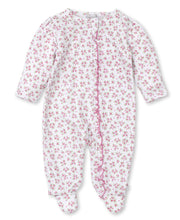 Load image into Gallery viewer, Pink Petite Paradise Print Footie With Zipper
