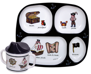 Pirate Tray & Cup Set