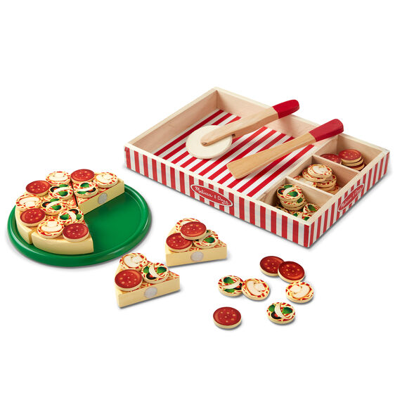 Pizza Party Wooden Play Food