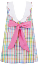 Load image into Gallery viewer, Multi Color Pastel Plaid A-Line Dress
