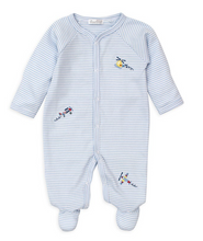 Load image into Gallery viewer, Just Plane Fun Stripe Footie
