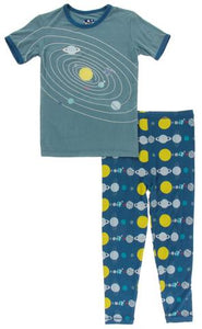 Planets Short Sleeve Pajama Set