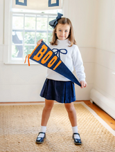 Load image into Gallery viewer, Parson Pleated Skirt - Nantucket Navy Corduroy
