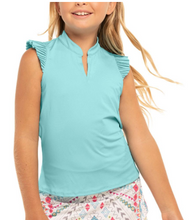 Load image into Gallery viewer, Pleat Me Up Tennis Tank -Ocean
