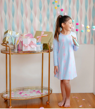 Load image into Gallery viewer, Long Sleeve Polly Play Dress No Bow No Go
