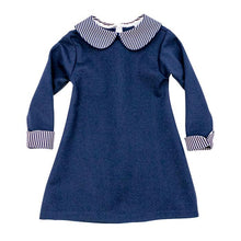 Load image into Gallery viewer, Ponte Navy Knit Dress
