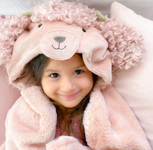 Load image into Gallery viewer, Paris Poodle Hooded Blanket
